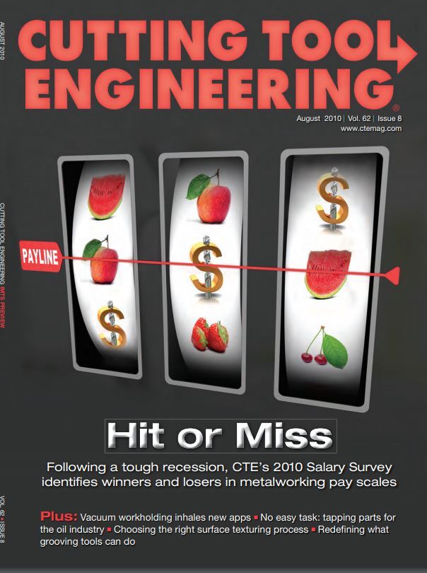 "Cutting Tool Engineering" - Cover with slot machine