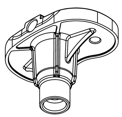 Drawing of knee replacement