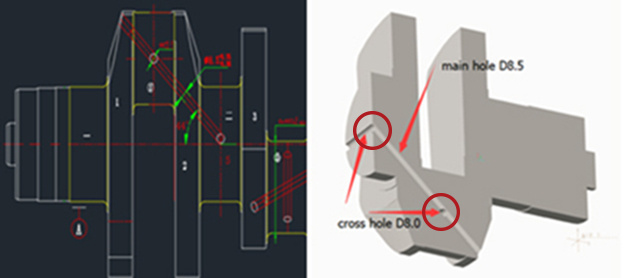cross bore deburring crankshaft diagram