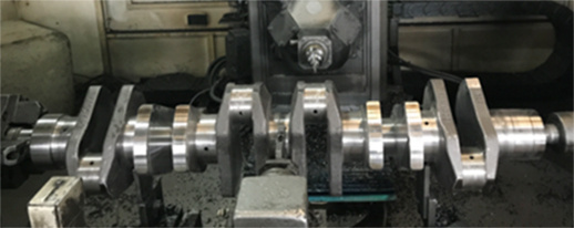 cross bore deburring crankshaft