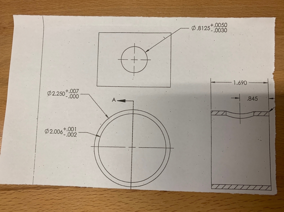 application drawing for deburring