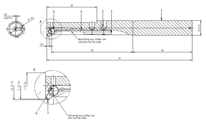 cross hole deburring hydraulic part diagram