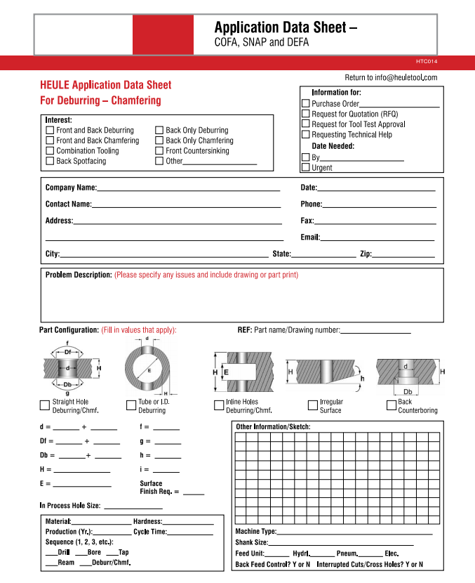 DEFA application Data Sheet PDF Preview