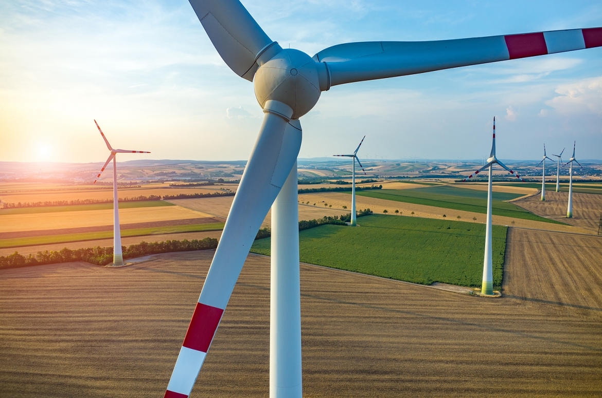 picture of a windmill in the energy manufacturing industry