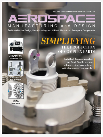 Aerospace Manufacturing and design magazine cover