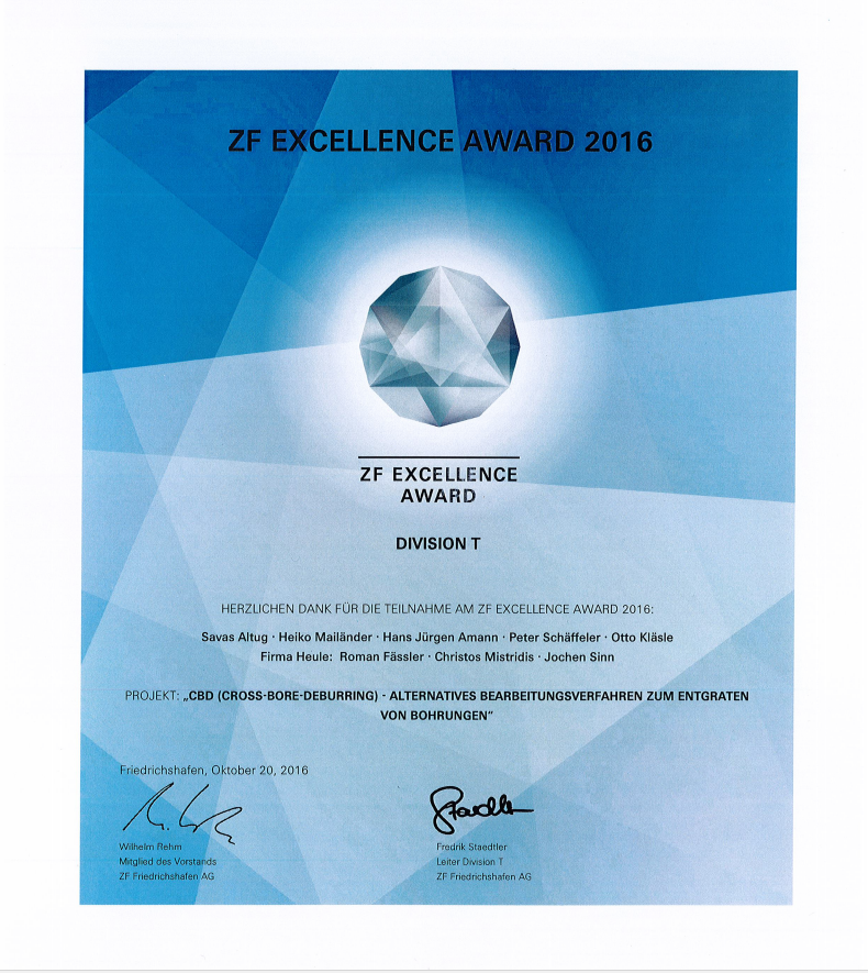 ZF Excellence Award