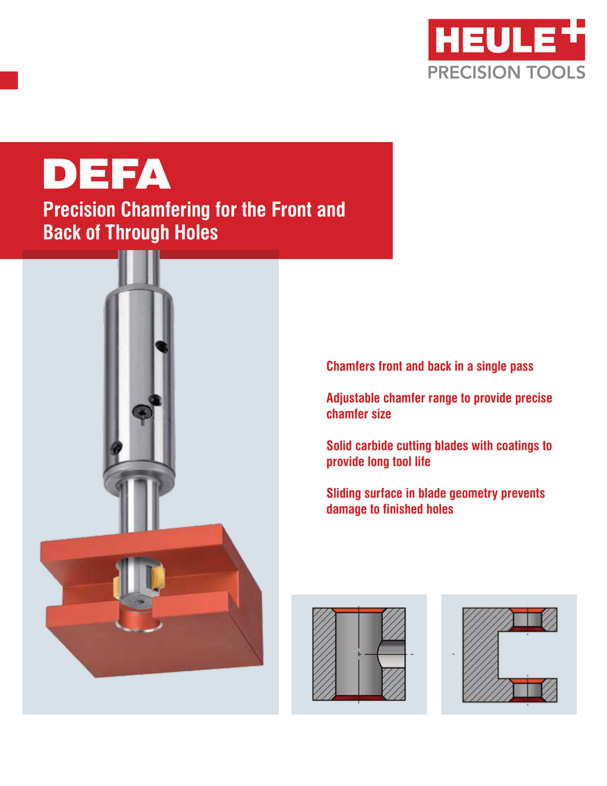 DEFA chamfering tool catalog